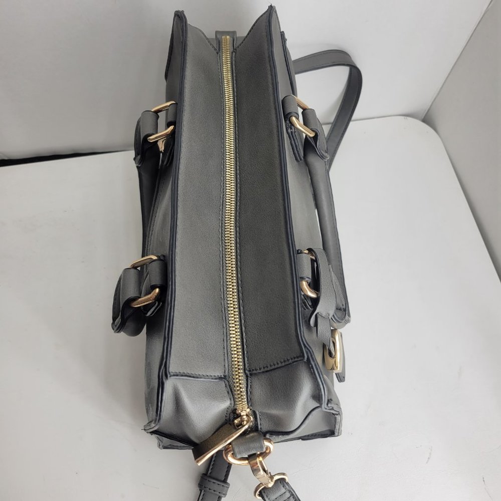 Unbranded Mini Satchel Bag Dark Gray View 6